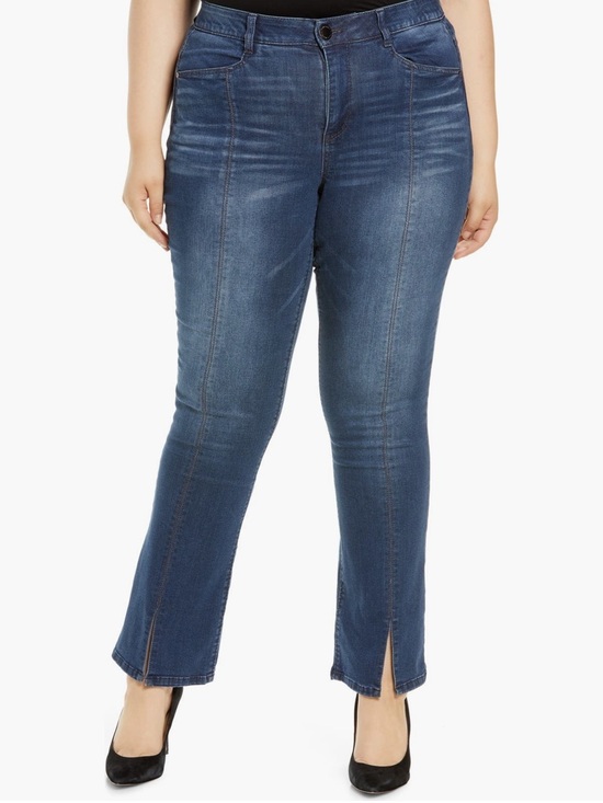 Wit & Wisdom Denim - Wit & Wisdom Boot Cut Jeans With Ankle Slit